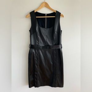 Dolce & Gabbana Black Fitted Cocktail Dress with Belt Size 46/10